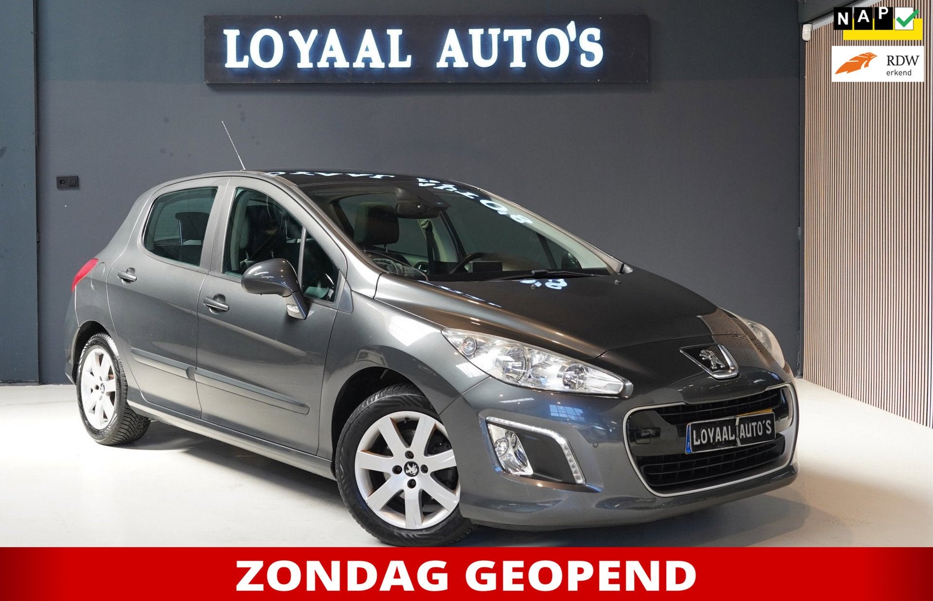 Peugeot 308 1.6 VTi Active | AUTOMAAT | AIRCO | CRUISE | PDC, Euro 5, Stof, Gebruikt, 4 cilinders