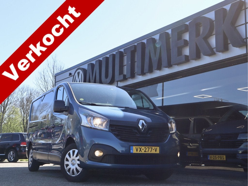 Renault Trafic 1.6 dCi DUBBELE CABINE (bj 2016), Auto's, Bestelauto's, Voorwielaandrijving, 15 km/l, Gebruikt, Euro 6