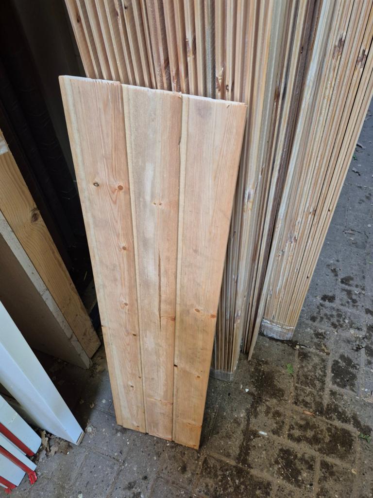 12x90mm 360cm lang grenen schroten onbehandeld €1,- per m1, Ophalen, Minder dan 25 mm, Grenen, Nieuw