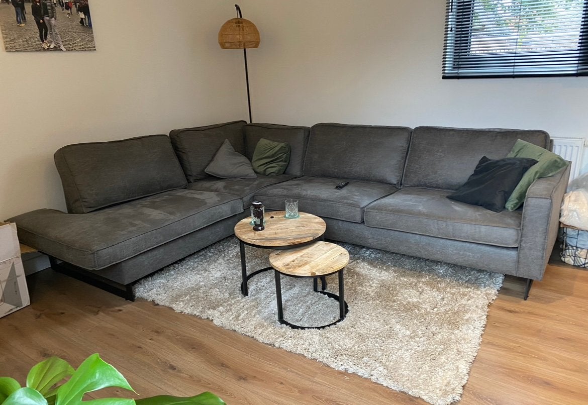 Luxe Woonsquare hoekbank | Zo goed als nieuw, Ophalen, Zo goed als nieuw