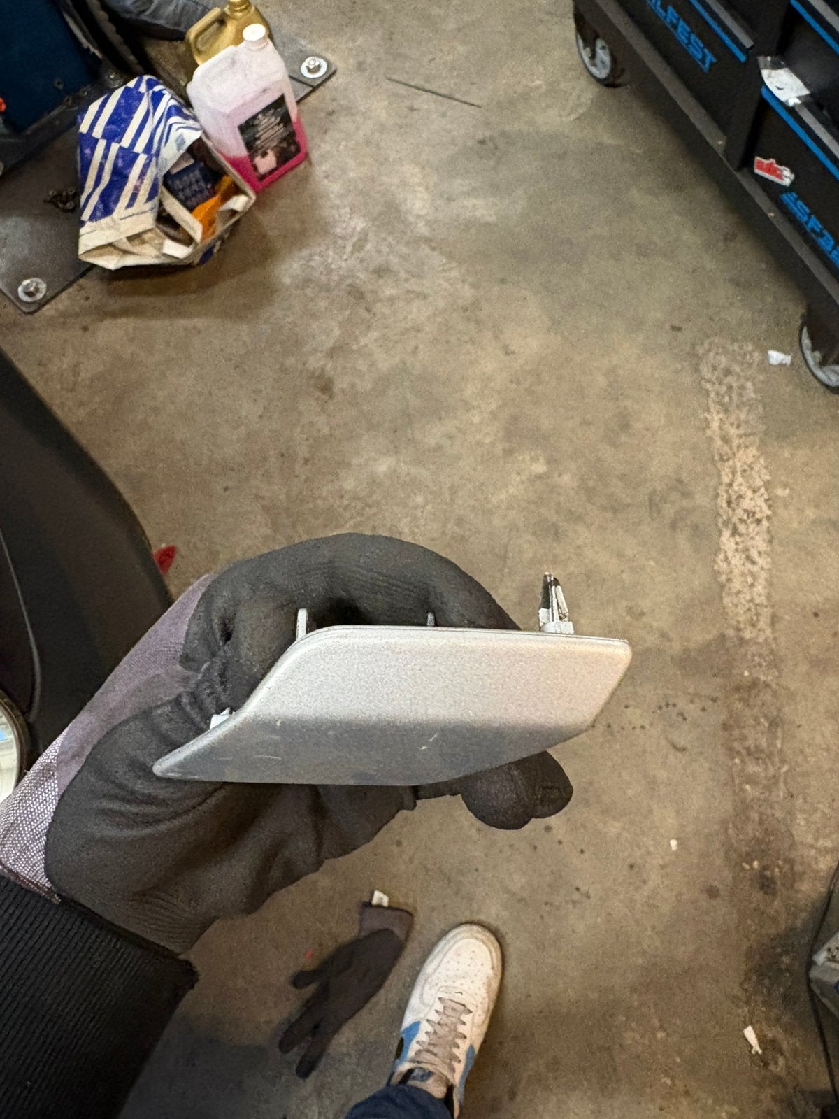 Golf 6 koplamp sproeier kapje, Ophalen of Verzenden, Bumper