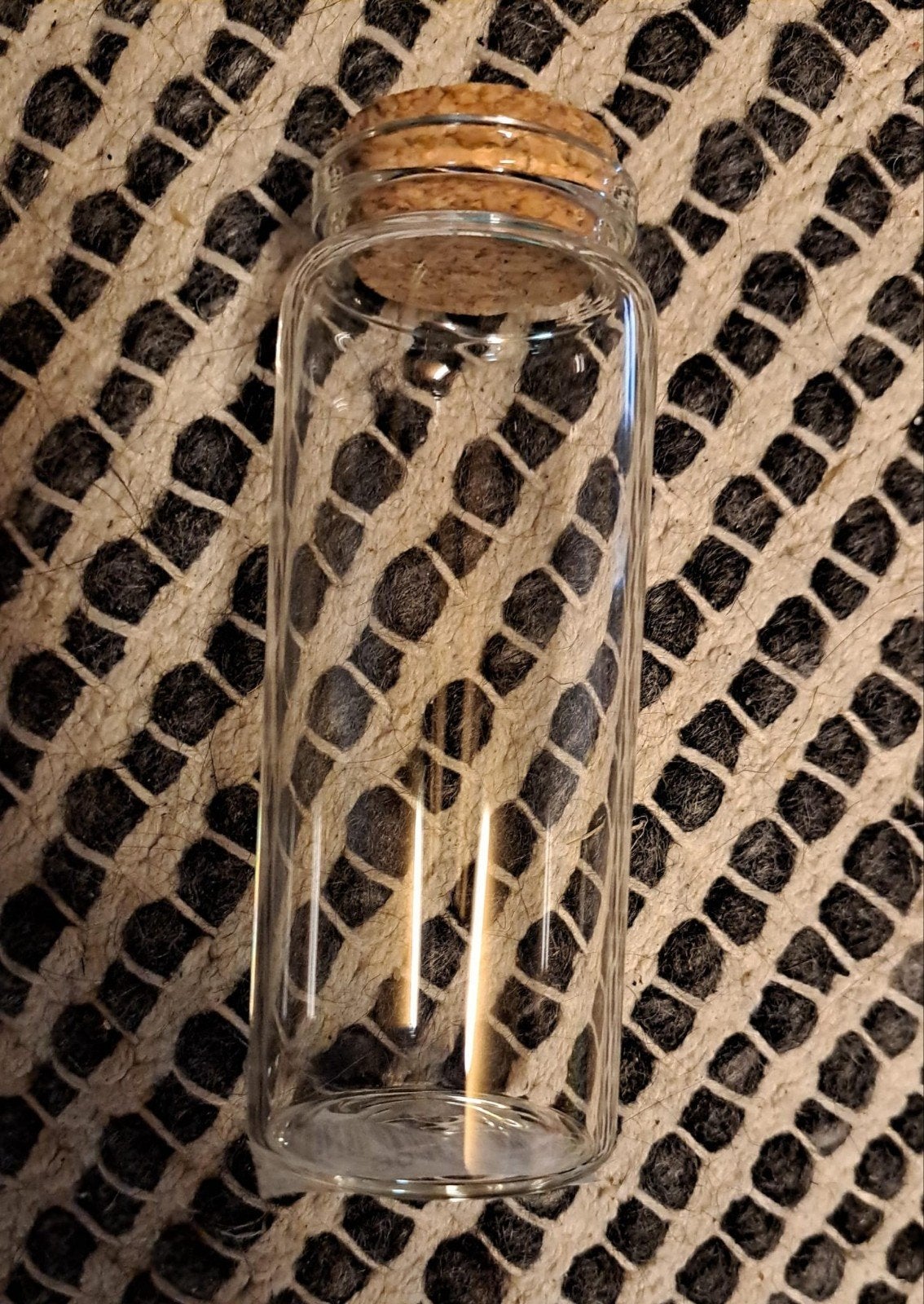 24 xGlazen Flesjes met Kurken Dop -12 x 4,5 cm, Ophalen of Verzenden, Nieuw, Glas