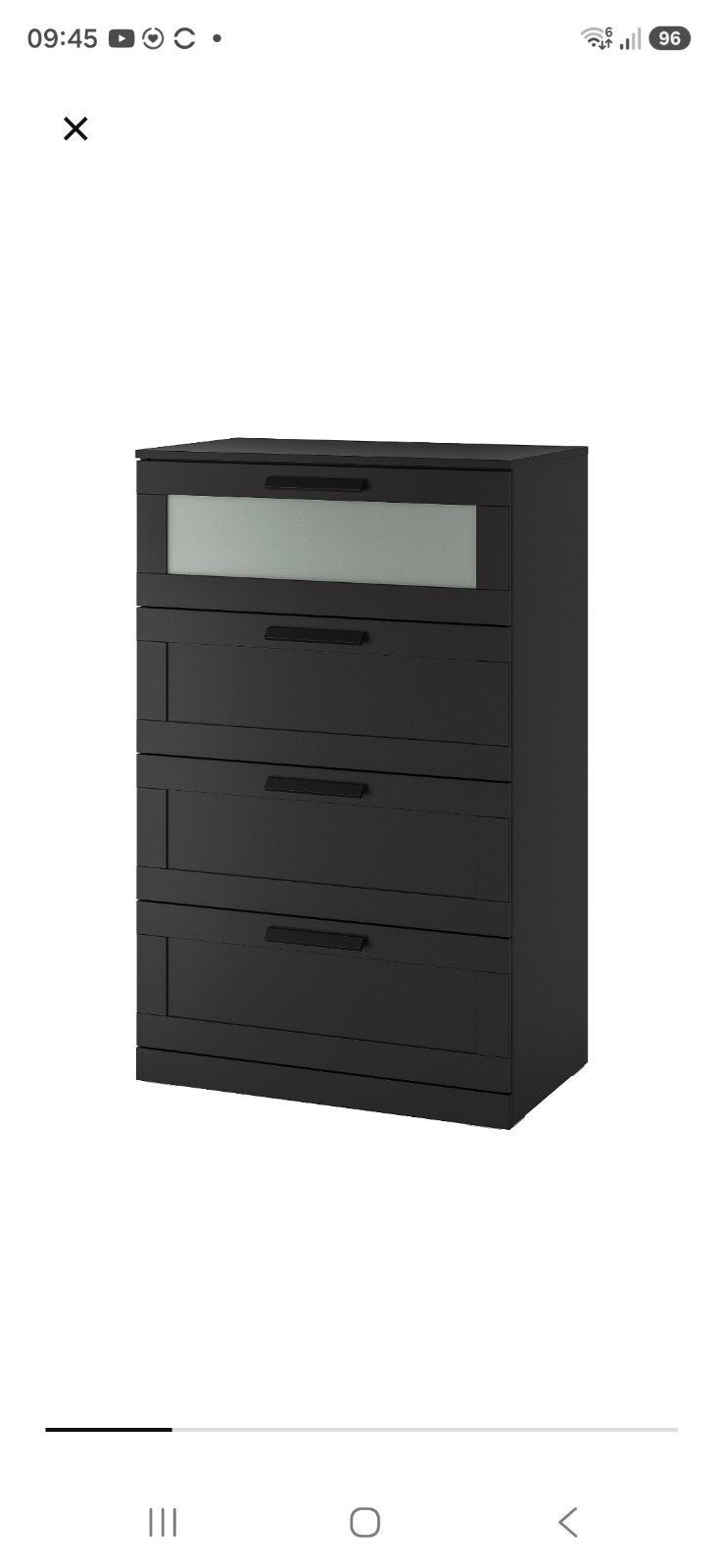 IKEA Besta ladekast 2x, Huis en Inrichting, Kasten | Ladekasten, Zo goed als nieuw, 100 tot 150 cm, 50 tot 100 cm, 25 tot 50 cm