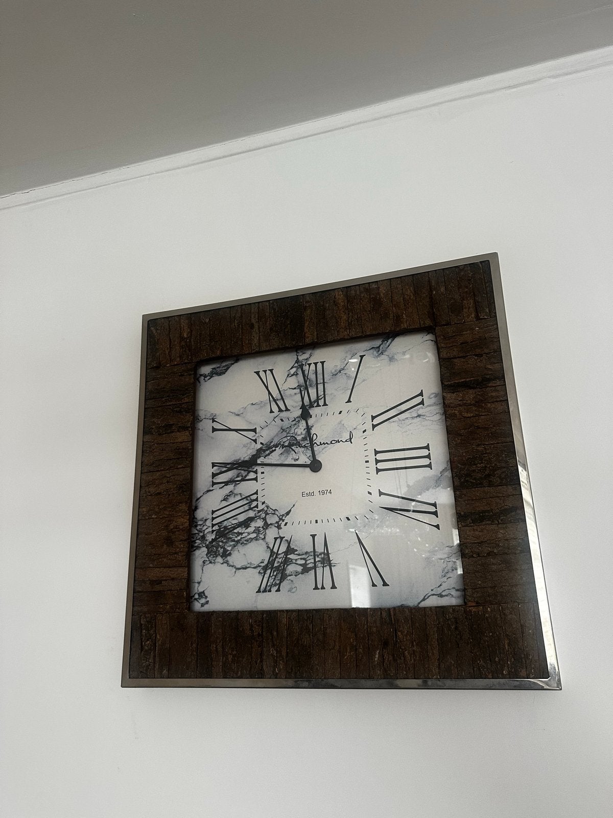 Richmond wandklok, Ophalen, Analoog, Zo goed als nieuw, Modern