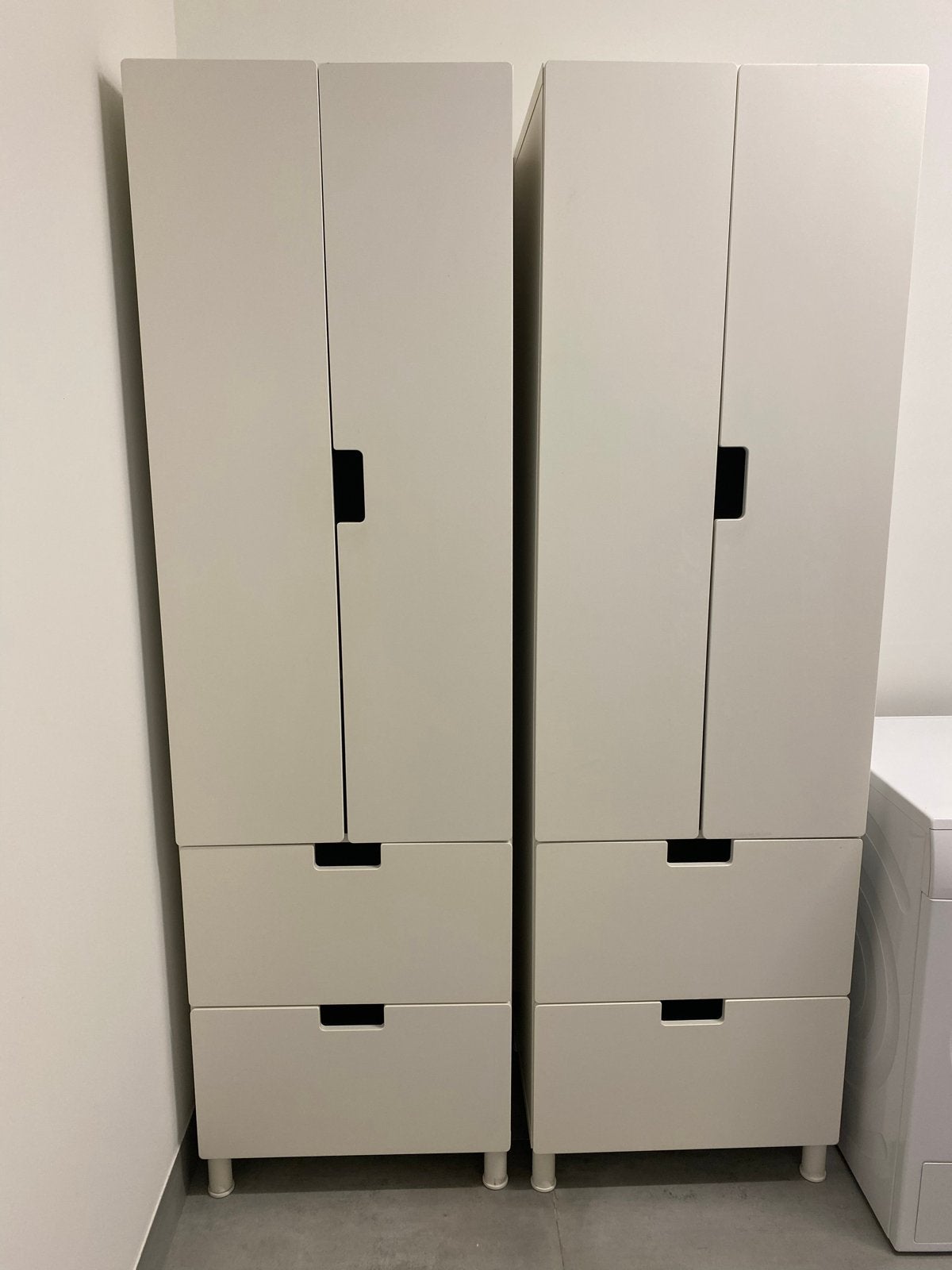 2 Witte kasten van Ikea, Ophalen, 50 tot 100 cm, Zo goed als nieuw, 150 tot 200 cm