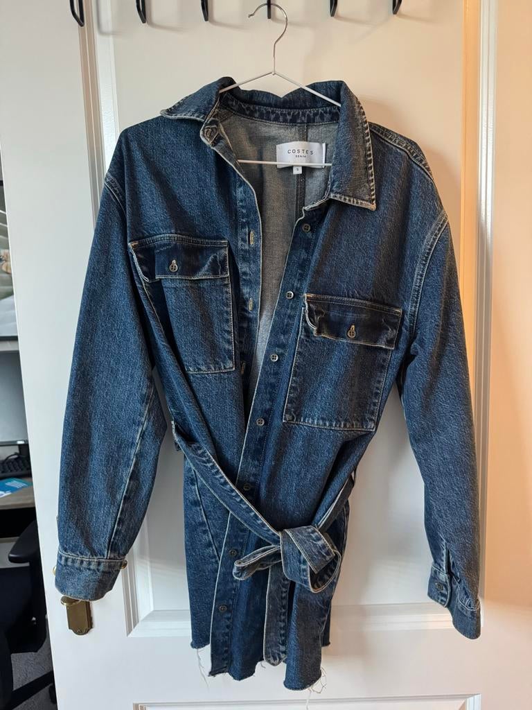 Spijkerjas van Costes, maat S, Ophalen of Verzenden, Zo goed als nieuw, Maat 36 (S), Blauw