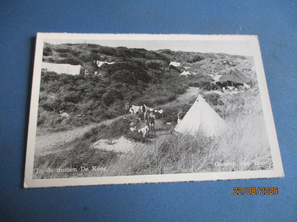 de Koog Texel, Ophalen of Verzenden, Voor 1920, Ongelopen, Waddeneilanden