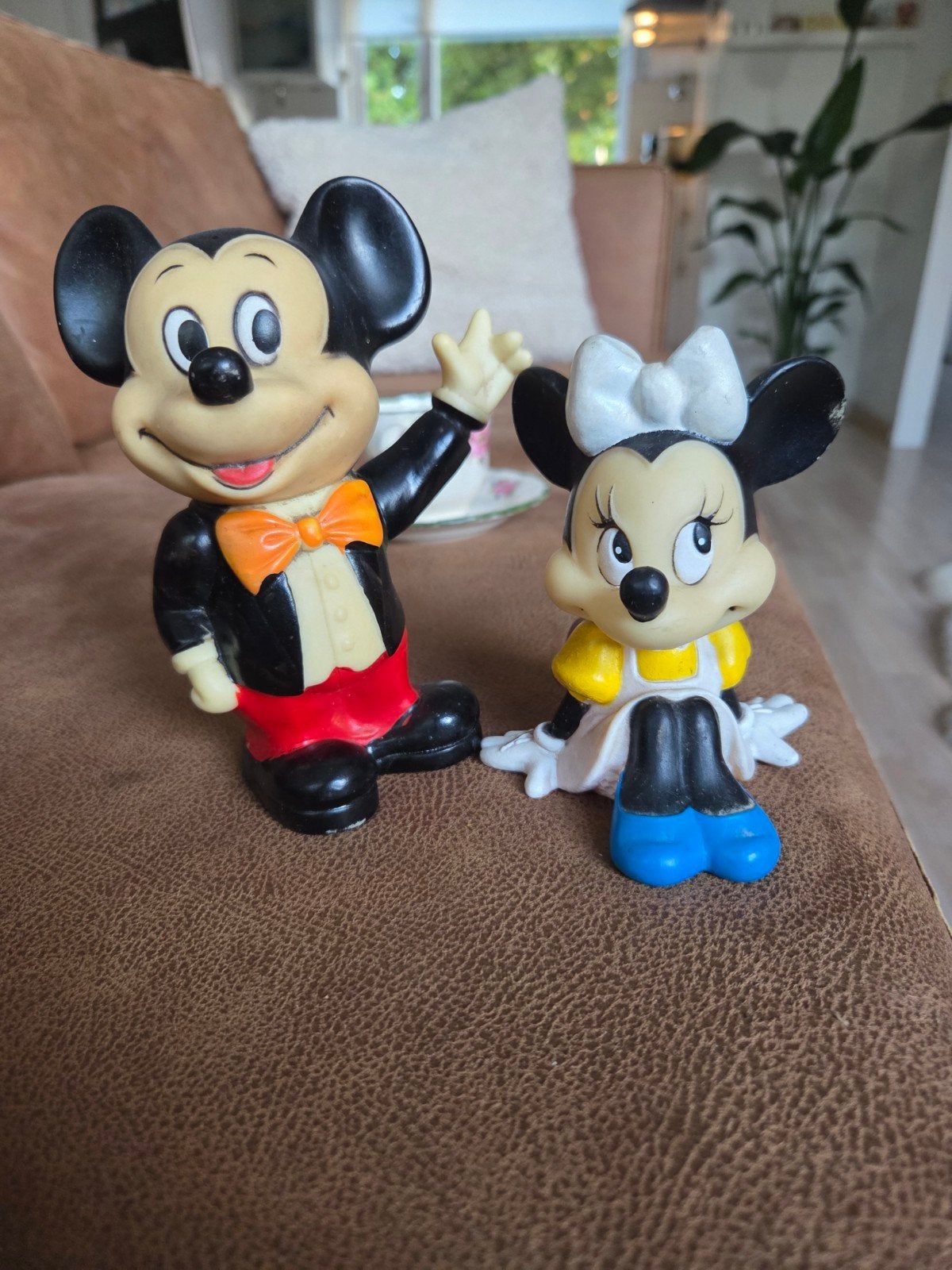 Vintage Mickey en Minnie Mouse spaarpotten - Disney, Ophalen of Verzenden, Gebruikt