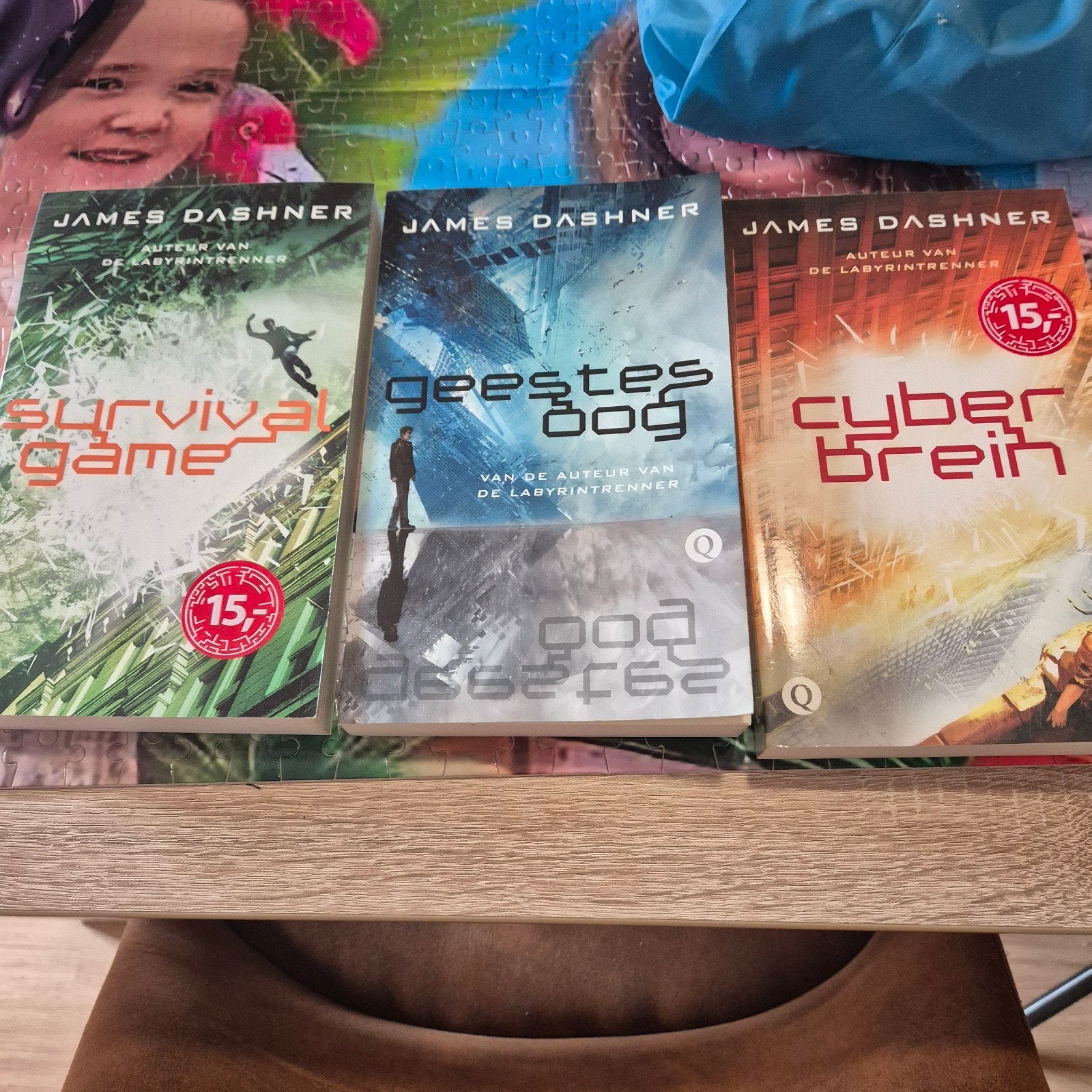 James Dashner - Survivalgame alle 3 delen., Ophalen, Zo goed als nieuw, James Dashner