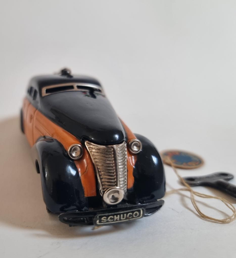 Blikken Schuco 5000 Radio Auto. Germany (vooroorlogs)Top!, Antiek en Kunst, Antiek | Speelgoed, Ophalen of Verzenden