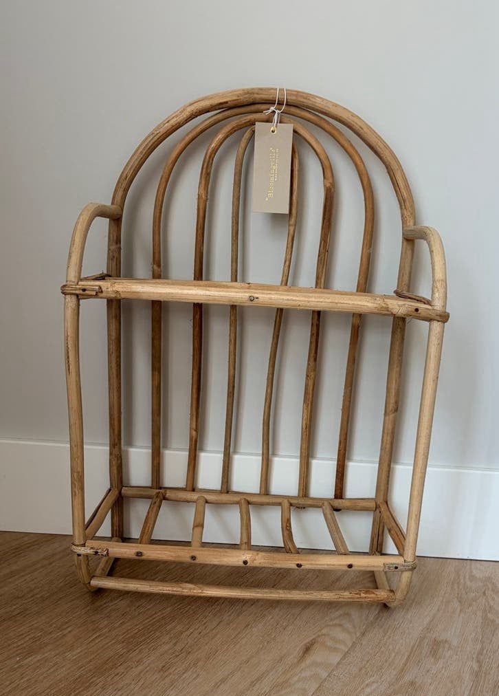Bloomingville rotan wandrek, rotan kastje - Nieuw, Ophalen, Boho, Nieuw, Bruin