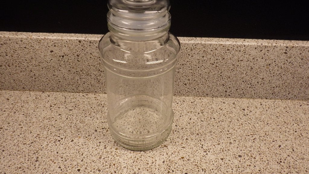 vintage snoeppot van glas, Ophalen of Verzenden, Huis en Inrichting