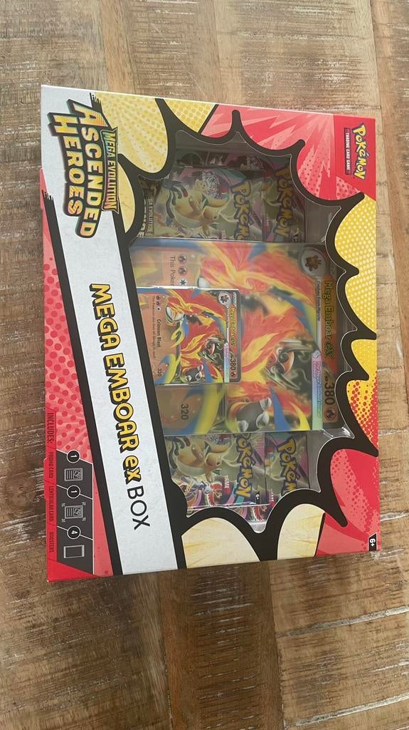 Ascended heroes mega emboar ex box, Ophalen of Verzenden, Nieuw, Overige typen