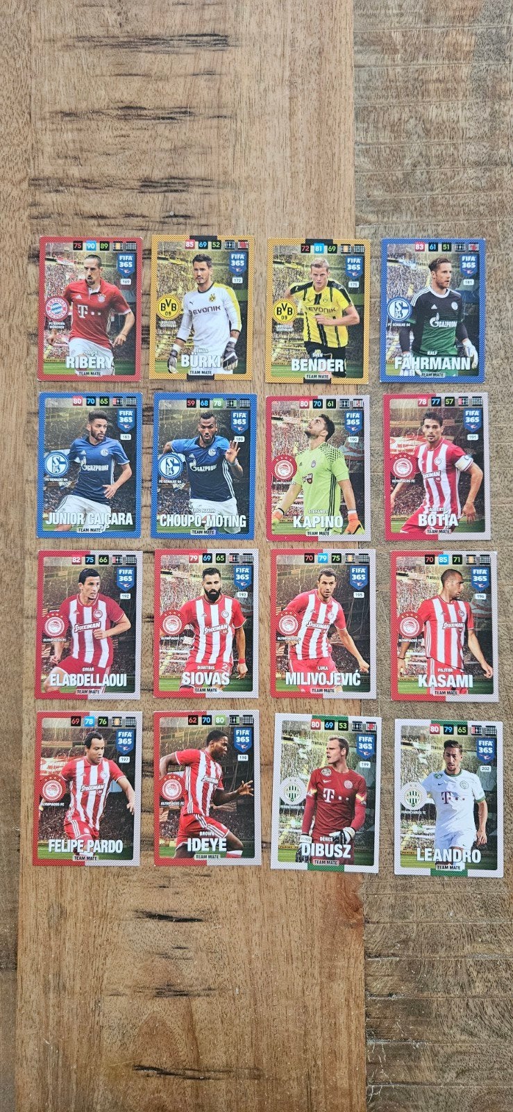 Panini FIFA 365 Adrenalyn XL 2016/2017, Ophalen of Verzenden, Zo goed als nieuw, Meerdere plaatjes