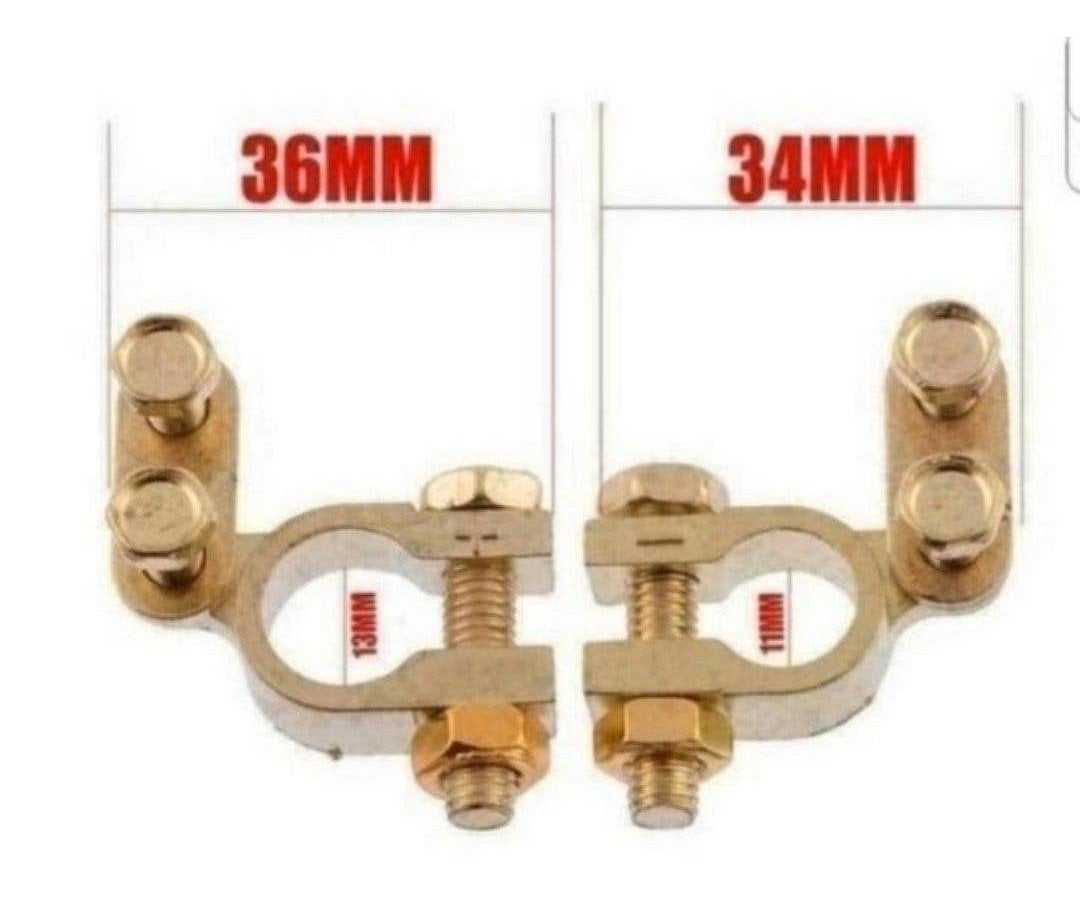 2 Stuks Auto Batterij Terminals Klemmen 1 Paar €9,95

2 Stuk, Ophalen of Verzenden, Nieuw