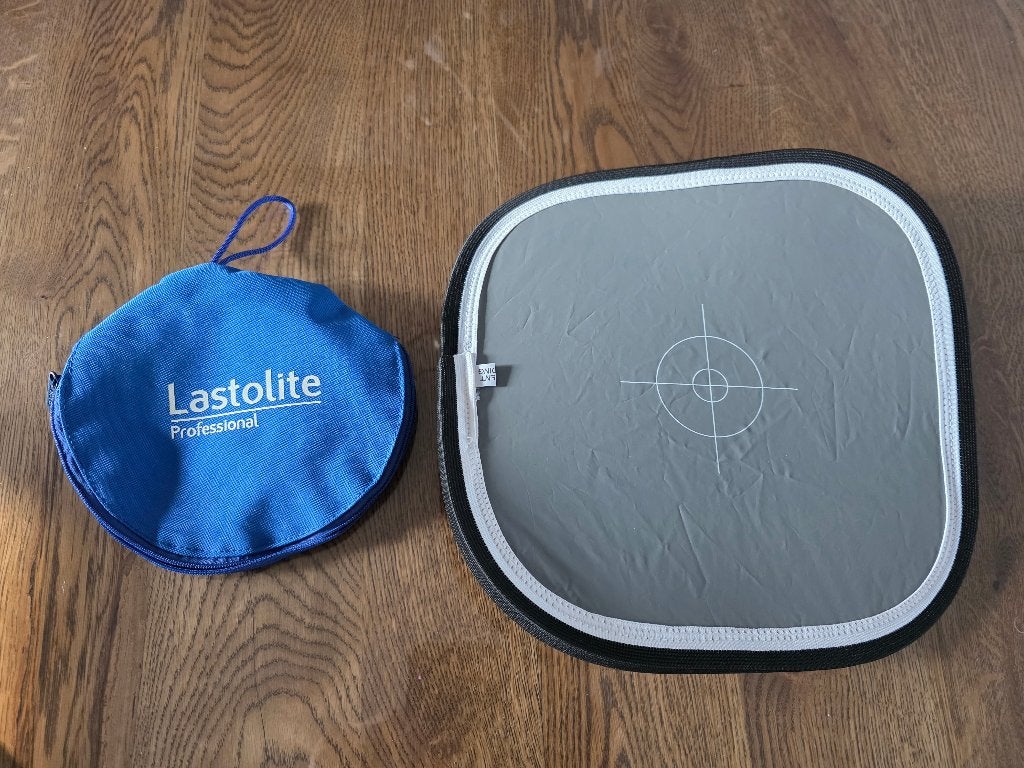 Lastolite opvouwbare grijskaart, Audio, Tv en Foto, Ophalen of Verzenden, Nieuw, Lastolite, Overige typen