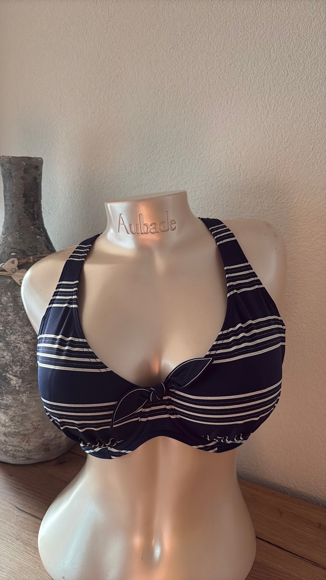 Bikini voorgevormd met beugel maat 80 E  broekje 42 nieuw, Ophalen of Verzenden, Nieuw, Blauw, Bikini