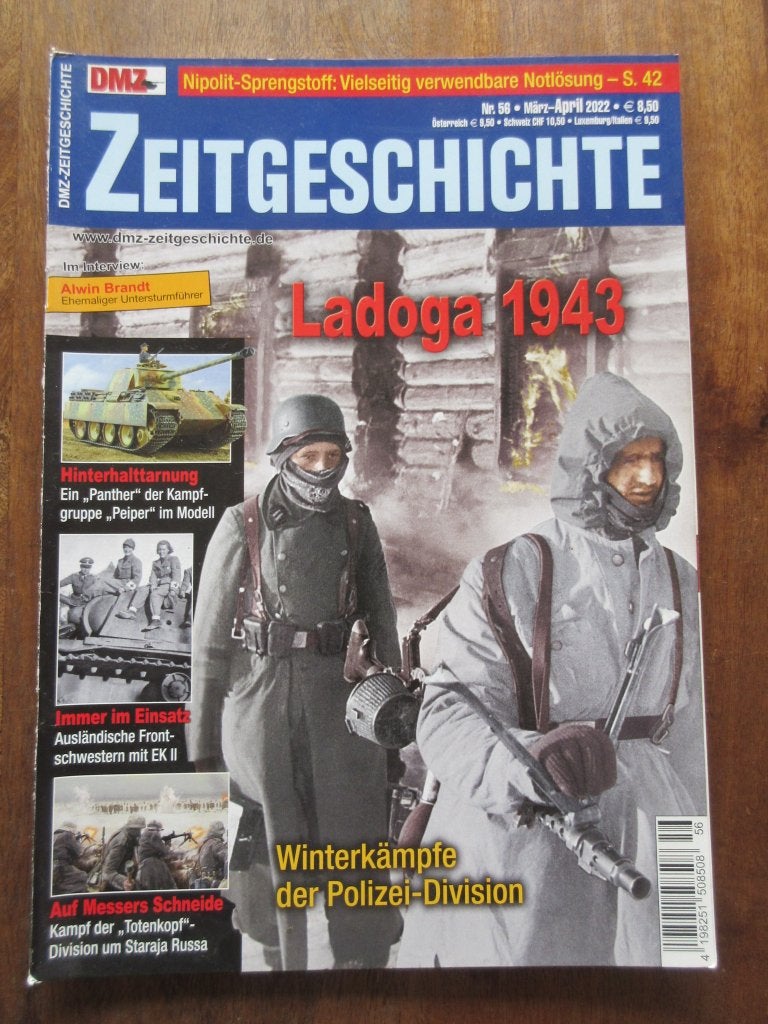 Zeitgeschichte Ladoga 1943 Panther Gruppe Peiper Totenkopf, Boeken, Oorlog en Militair, Verzenden, Tweede Wereldoorlog, Gelezen