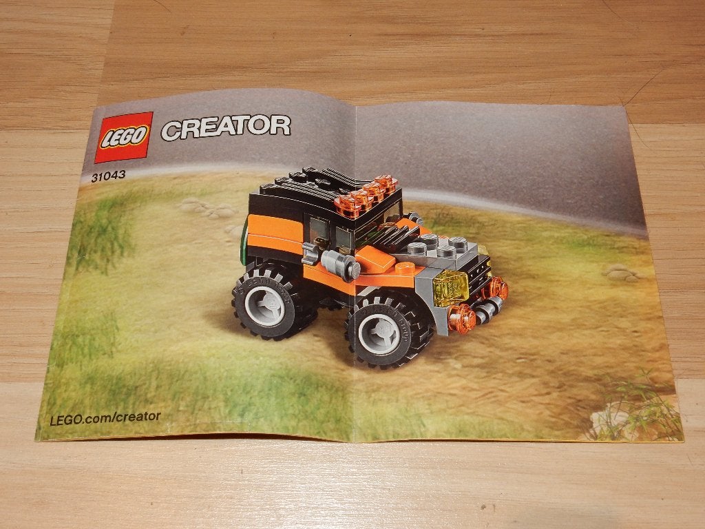 Lego Creator boekje – Landrover – 31043., Gebruikt, Lego, Accessoire, Ophalen of Verzenden