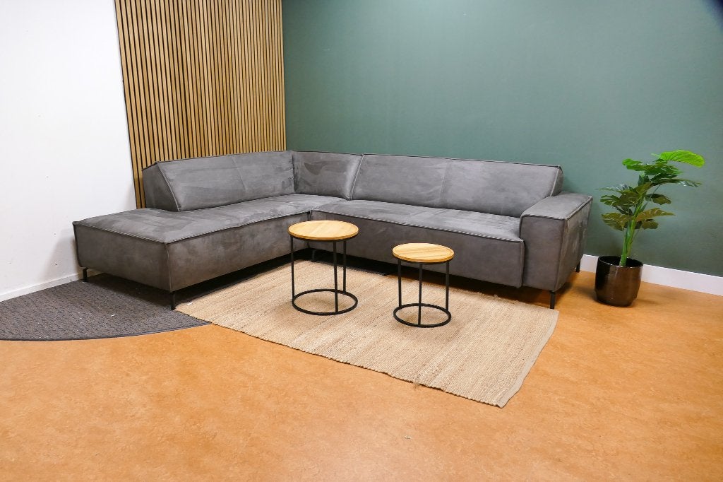 Foto 2 van Moderne Hoekbank Microvezel Antraciet [Refurbished]