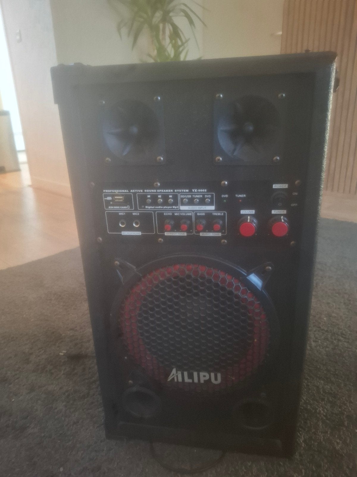 Muziek Box met Zeer Goed Geluid en Microfoon Aansluitin, Overige merken, Gebruikt, Party speaker, Ophalen of Verzenden