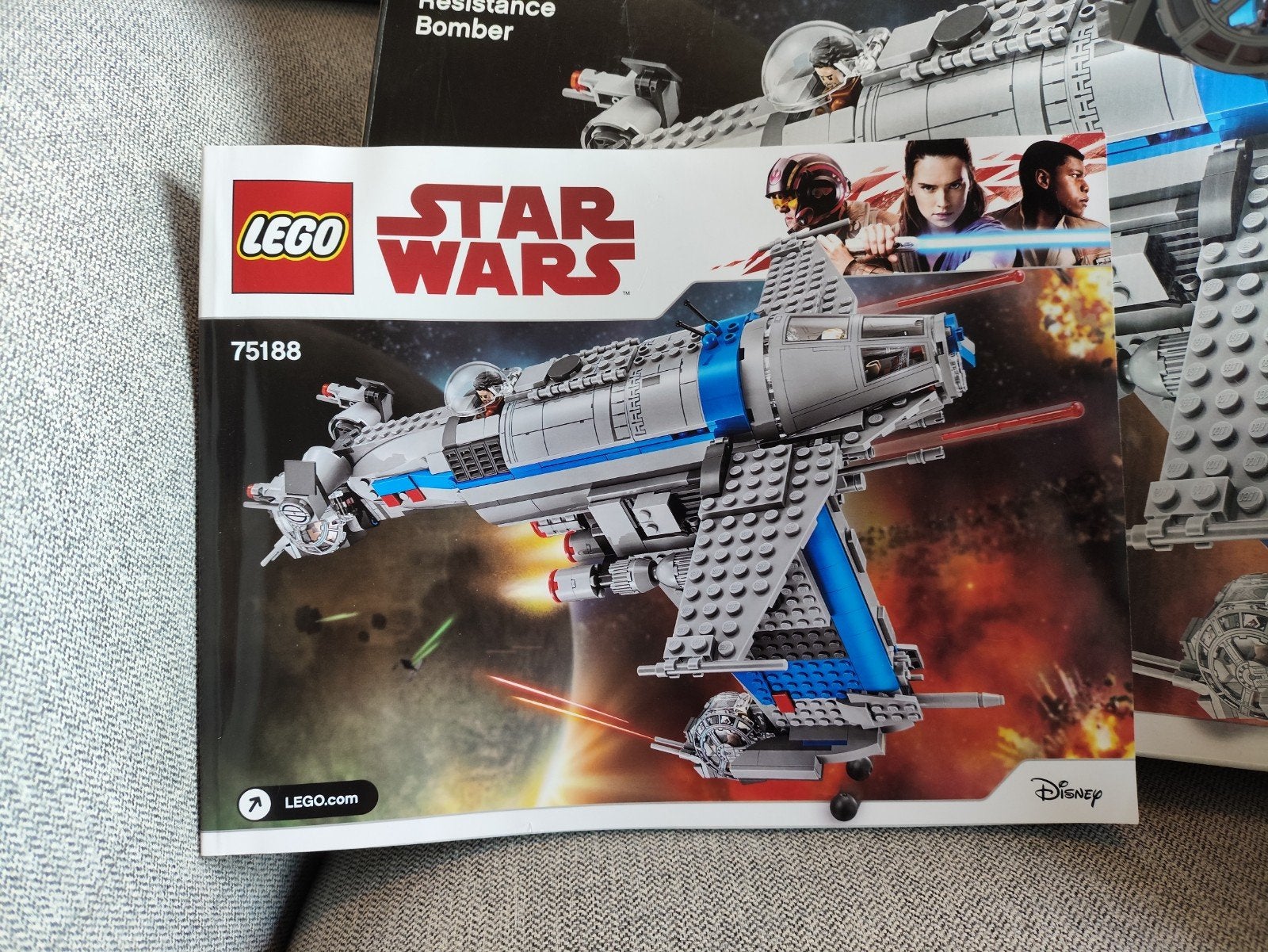 LEGO Star Wars Resistance Bomber 75188 met Minifiguren, Gebruikt, Star Wars, Lego, Ophalen of Verzenden