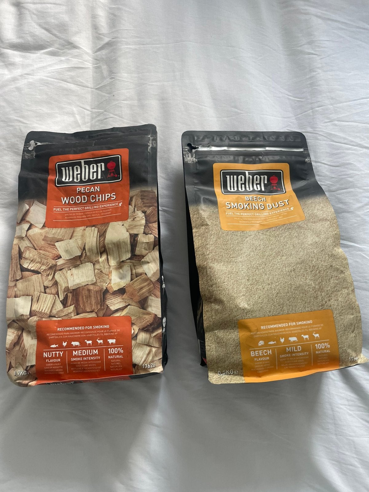 Weber Wood Chips | Smoking Dust, Ophalen of Verzenden, Gebruikt