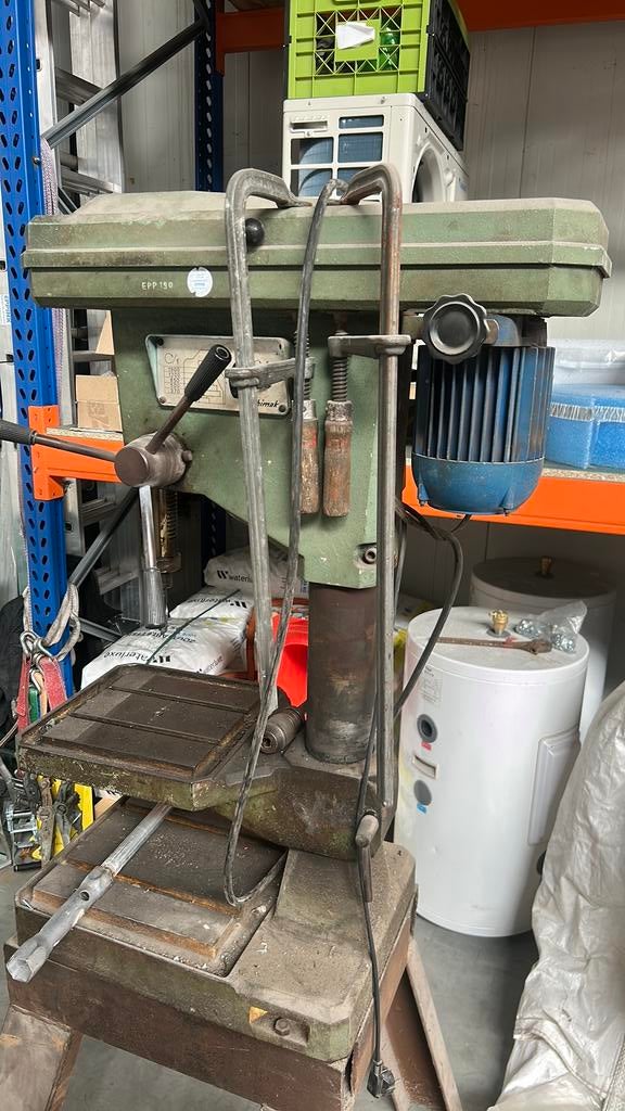 Kolomboor met voet 380v, Doe-het-zelf en Verbouw, Ophalen of Verzenden, Gebruikt