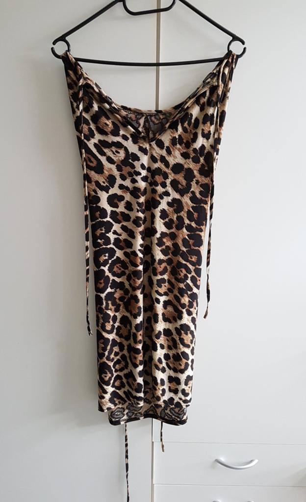 Jurkje leopard one size, Verzenden, Zo goed als nieuw, Overige kleuren