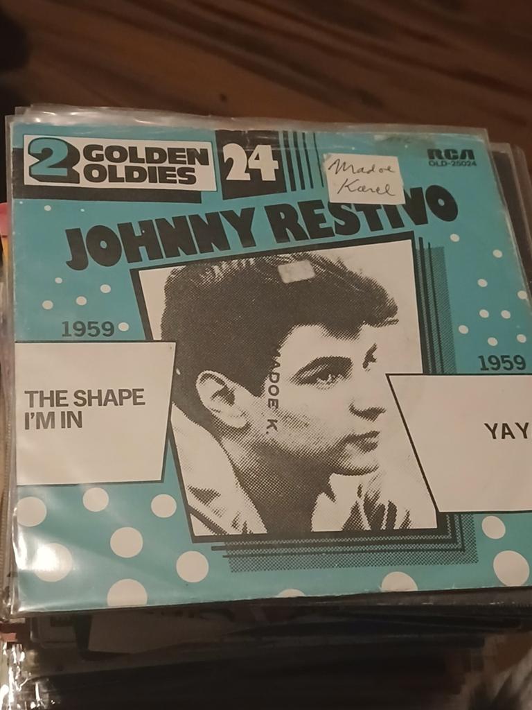 JOHNNY RESTIVO the shape i'm in / ya ya 2 GOLDEN OLDIES 24, Cd's en Dvd's, Vinyl Singles, Ophalen of Verzenden, Zo goed als nieuw