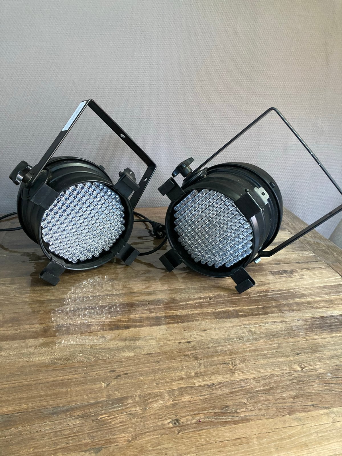 Set van 2 LED Par-64 181/10XB disco/podiumlampen, Ophalen of Verzenden, Gebruikt