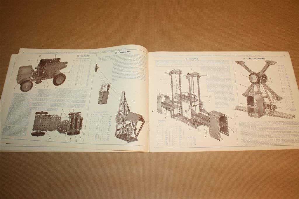 Meccano. Handleiding voor aanvullingsuitrusting No.3A, Ophalen of Verzenden