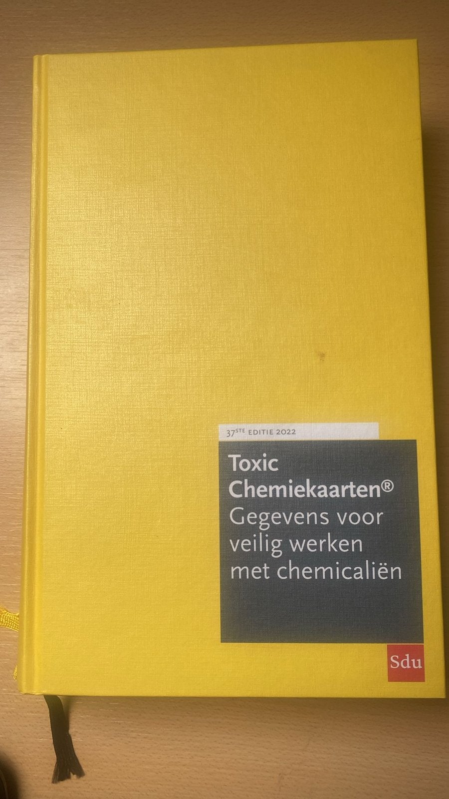 Toxic Chemiekaarten 2022 - Gegevens veilig werken, Ophalen of Verzenden, Beta, Zo goed als nieuw, HBO