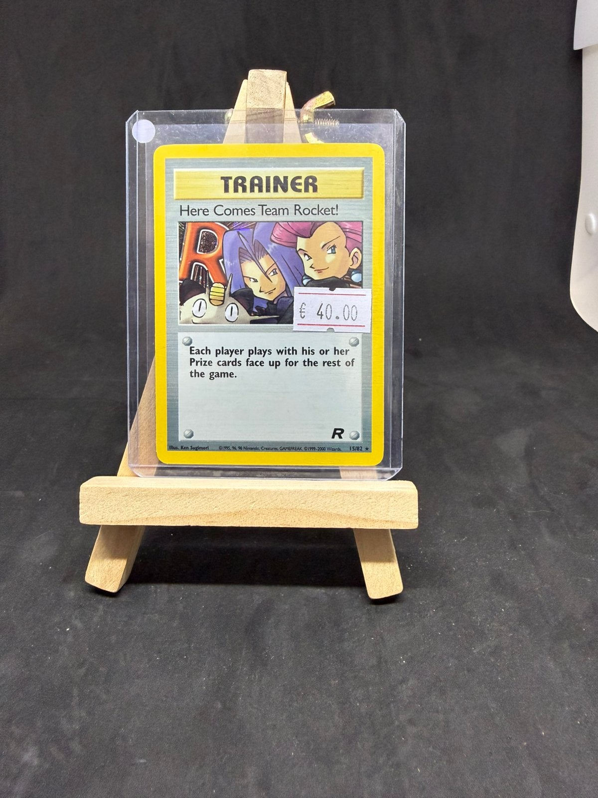 Here comes team rocket! 15/82 holo nm/exc+, Hobby en Vrije tijd, Verzamelkaartspellen | Pokémon, Ophalen of Verzenden, Zo goed als nieuw