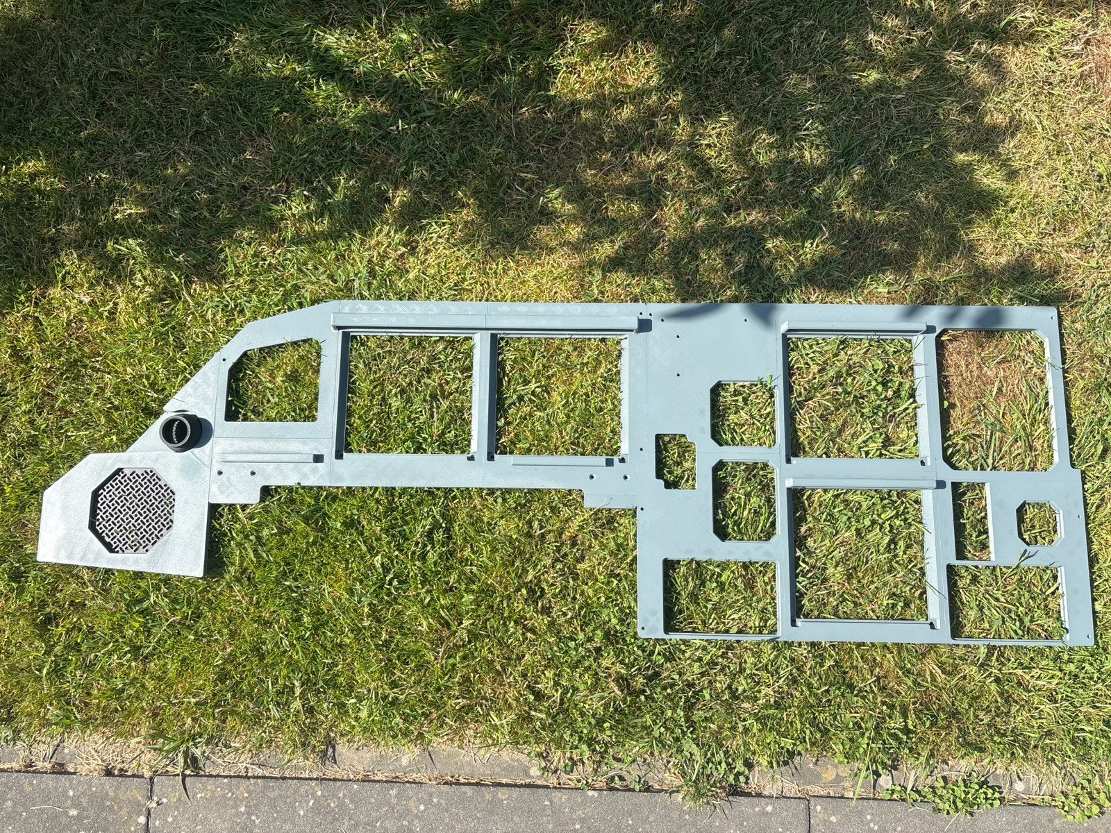 Airbus Mip Frame Captain Side - 3D Geprint (RAL 7031), Nieuw, Groter dan 1:72, Vliegtuig, Ophalen