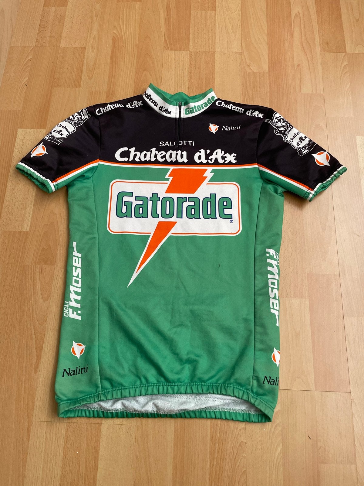 Vintage Gatorade Chateau d'Ax Wielershirt Maat L, Gebruikt, Heren, Ophalen of Verzenden, L