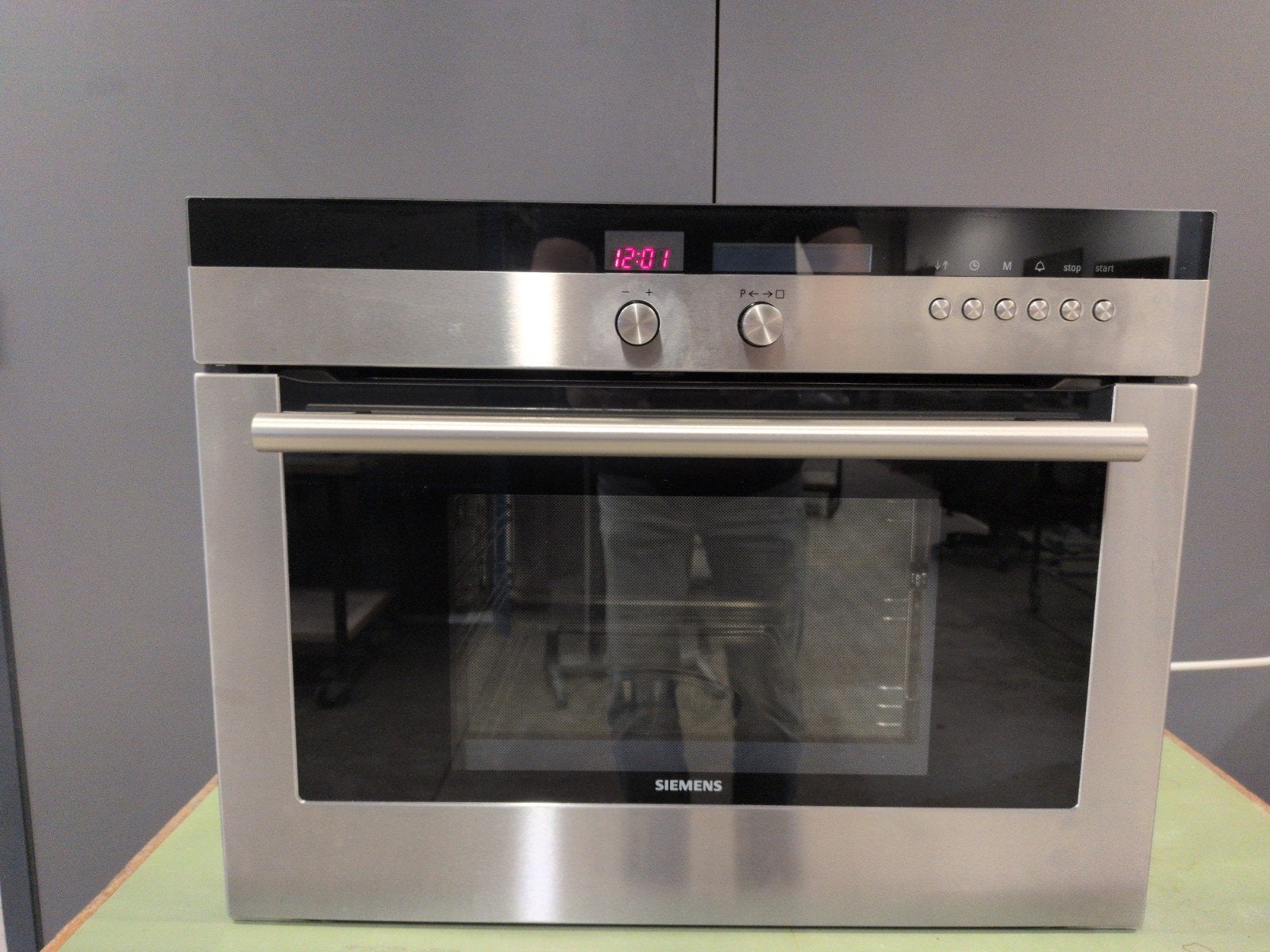 Siemens stoomoven/HB26D550, Ophalen, Minder dan 45 cm, Gebruikt, Inbouw