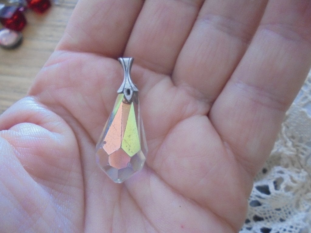 Vintage kettinghanger aurora, Ophalen of Verzenden, Zo goed als nieuw, Zilver, Overige materialen