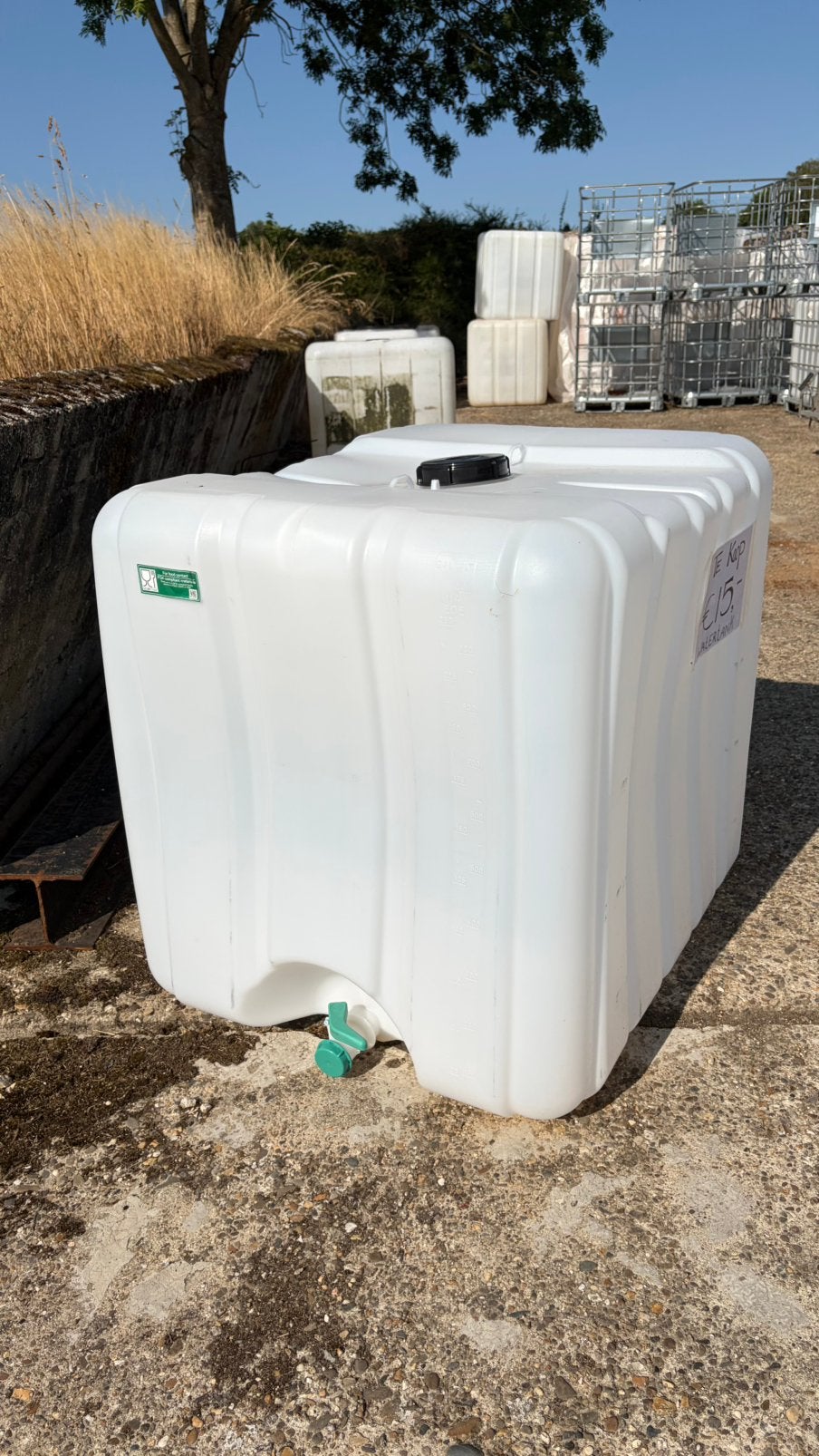IBC Tanks, Tuin en Terras, Ophalen, Kunststof, Gebruikt, Met kraantje