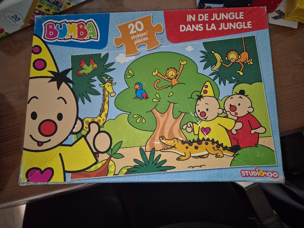 Bumba puzzel, Ophalen, 10 tot 50 stukjes, Zo goed als nieuw, 6 maanden tot 2 jaar
