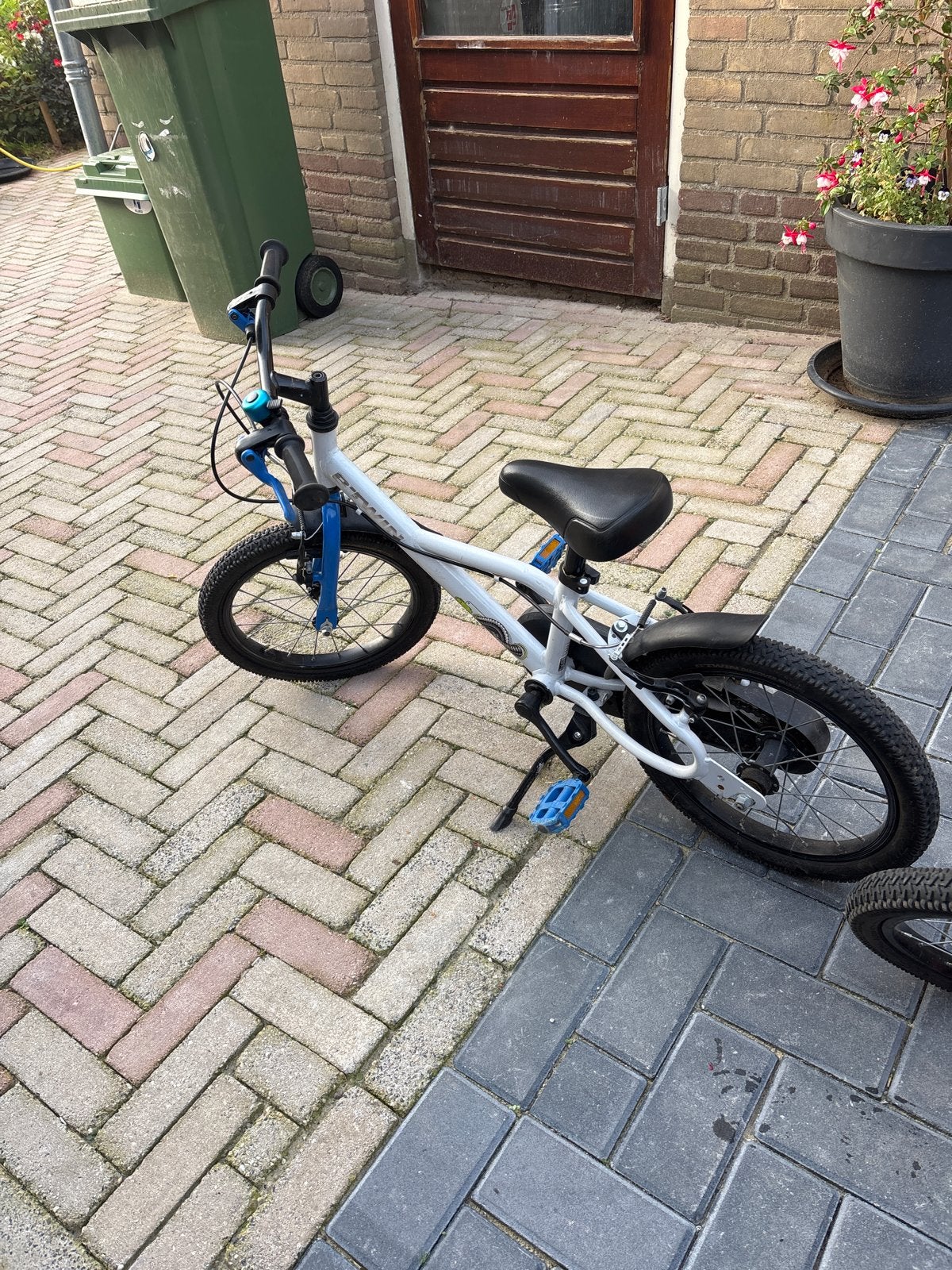 Nog mooie kinderfiets - B'Twin Discover 16 inch, Ophalen, Gebruikt, Velgrem, 16 tot 20 inch