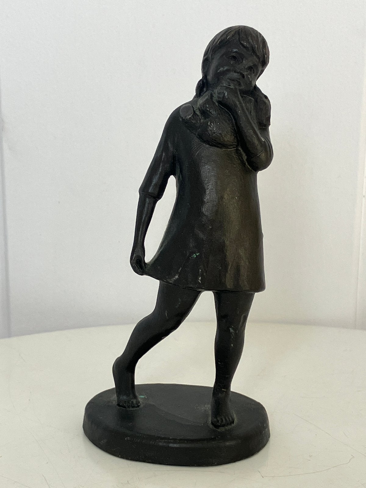 Bronzen beeldje Duimend Sophietje, Janneke Ros, Antiek en Kunst, Kunst | Beelden en Houtsnijwerken, Minder dan 20 cm, Verzenden