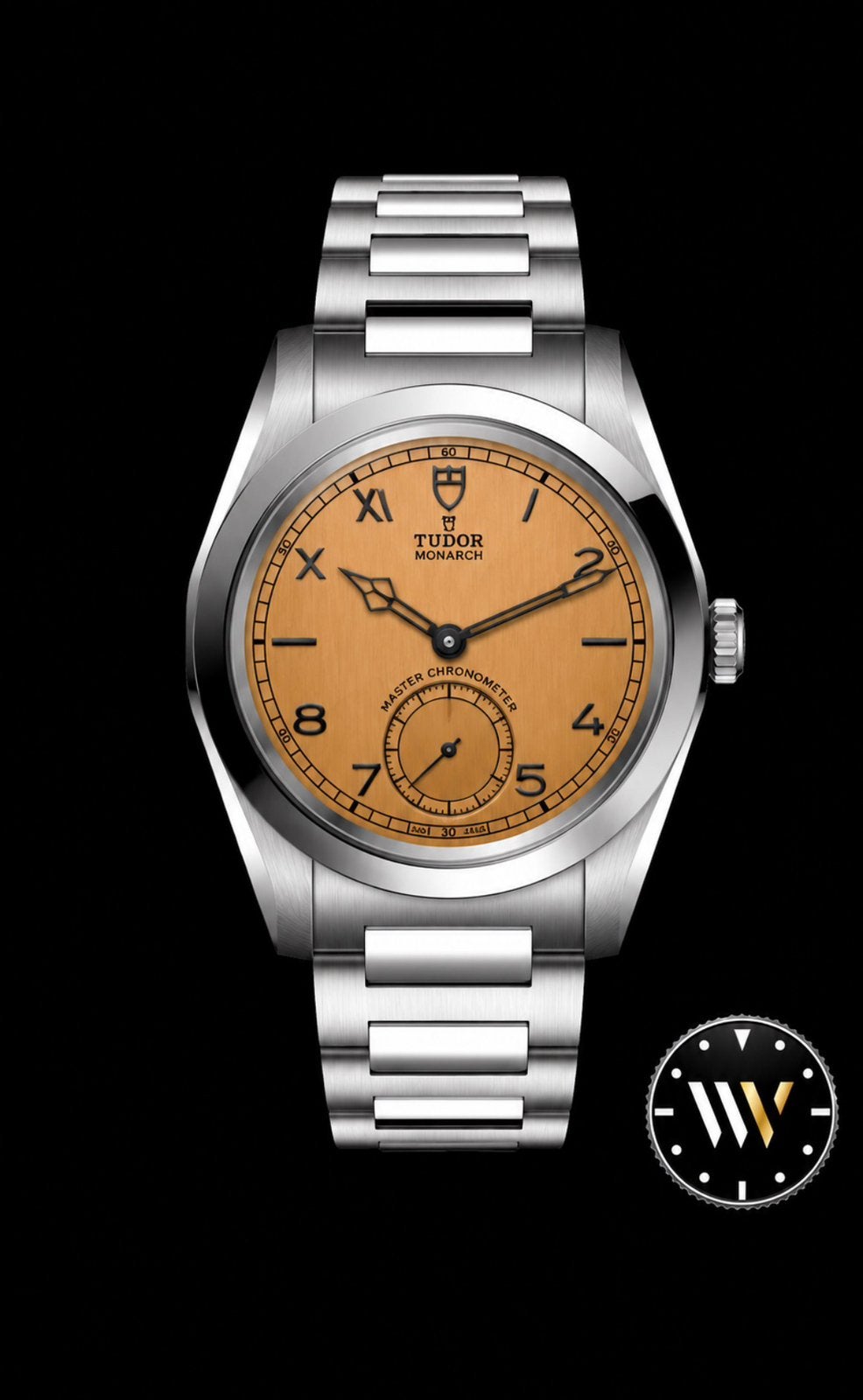 Tudor Monarch M2639W1A0U-0001 Nieuw, Staal, Staal, Polshorloge, Nieuw