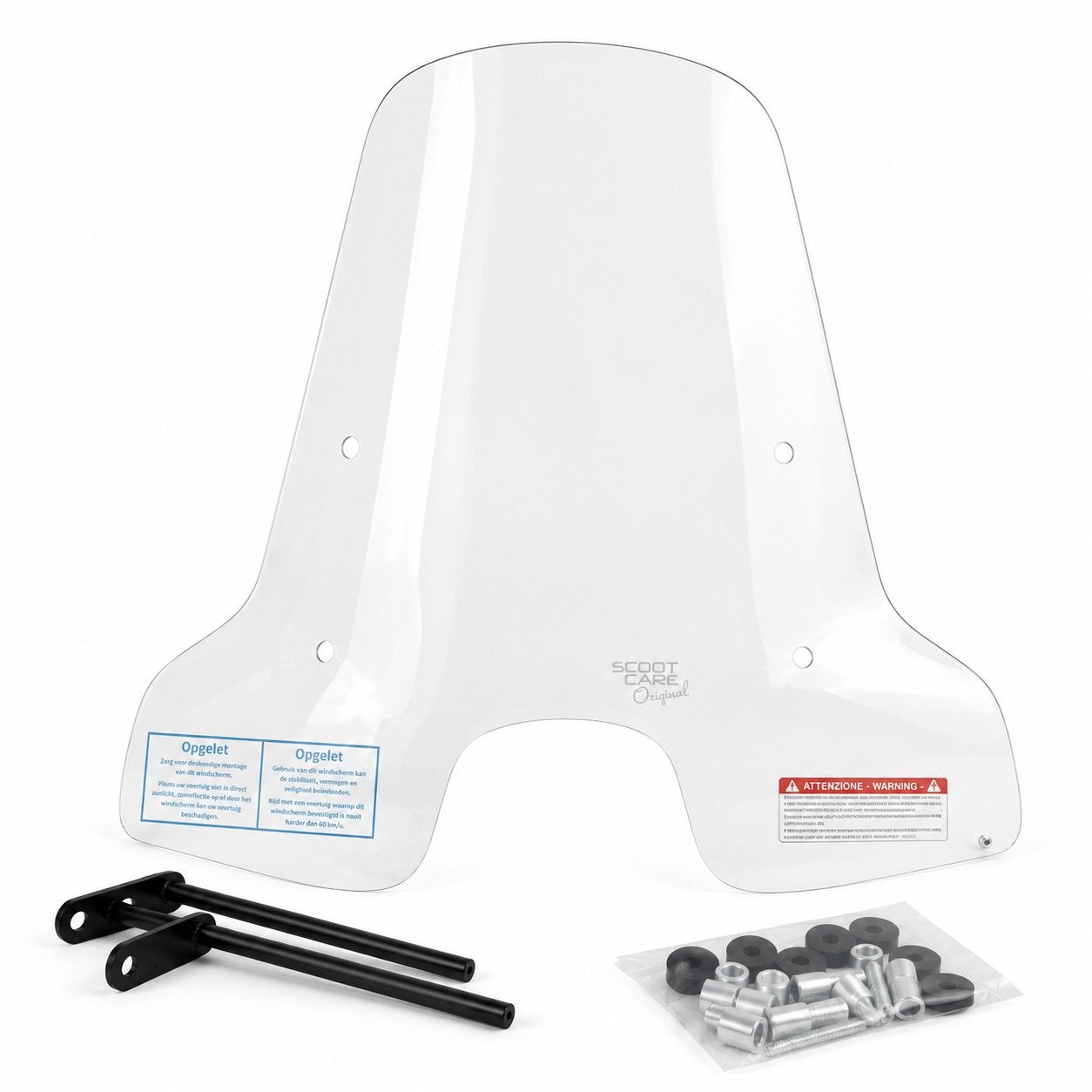 Windscherm Piaggio Fly / RST Hoog Helder Compleet Scoot Care, Motoren, Verzenden, ., ., .
