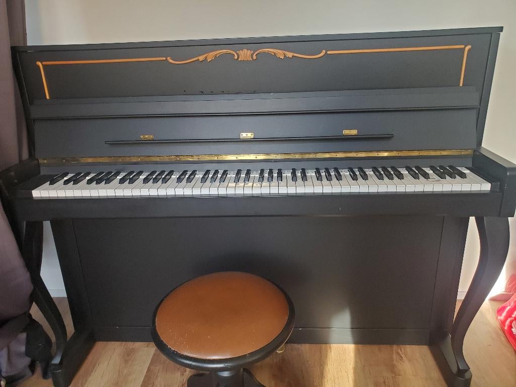 Piano, Muziek en Instrumenten, Piano's, Ophalen, Gebruikt, Zwart