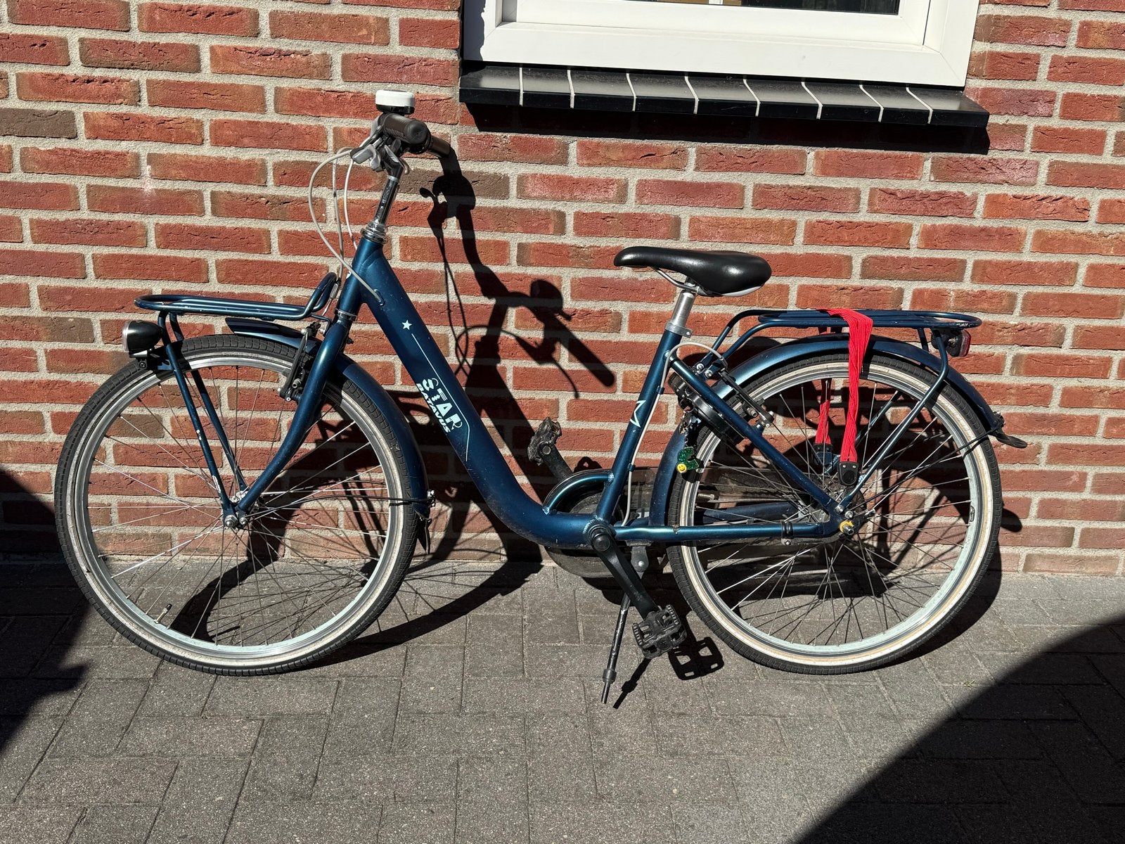 Batavus Star kinderfiets met voordrager en 3 versnellingen., Ophalen, Gebruikt, Velgrem, 47 tot 50 cm