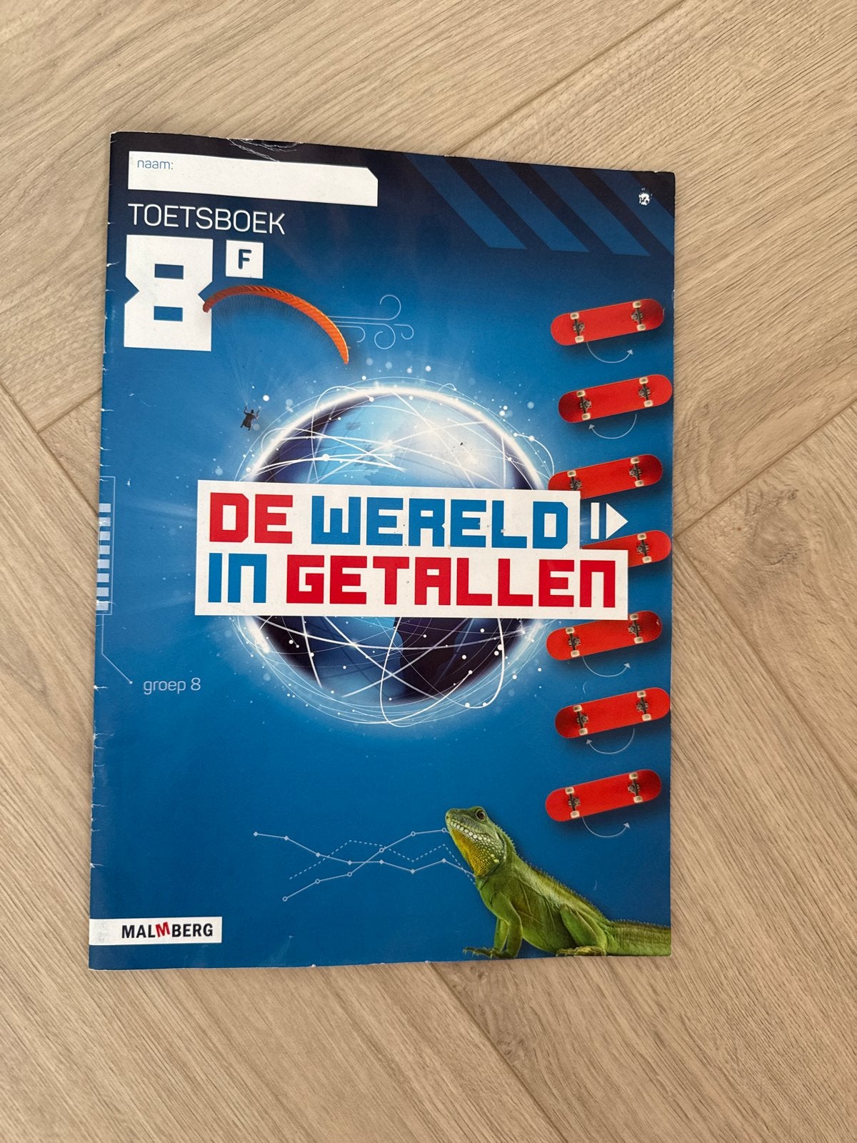 Nieuw Toetsboek De Wereld in Getallen Groep 8 F Malmberg, Boeken, Ophalen of Verzenden, Nieuw, Overige niveaus, Wiskunde A