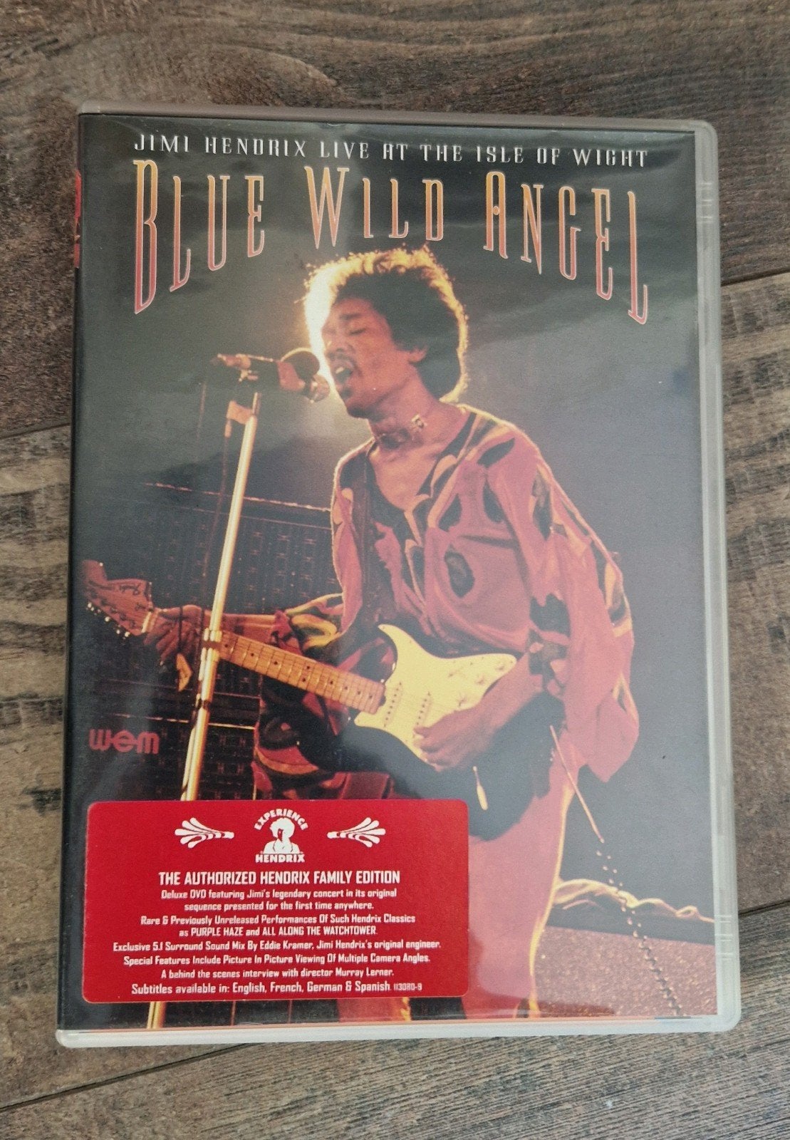 Jimi Hendrix -Blue Wild Angel: Live At The Isle Of Wight DVD, Ophalen, Engels, Alle leeftijden, Nederlands