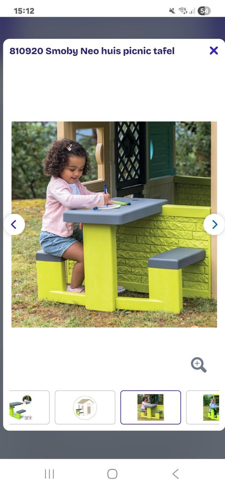 Smoby Neo huis picknick tafeltje - Nieuw!, Ophalen, Nieuw