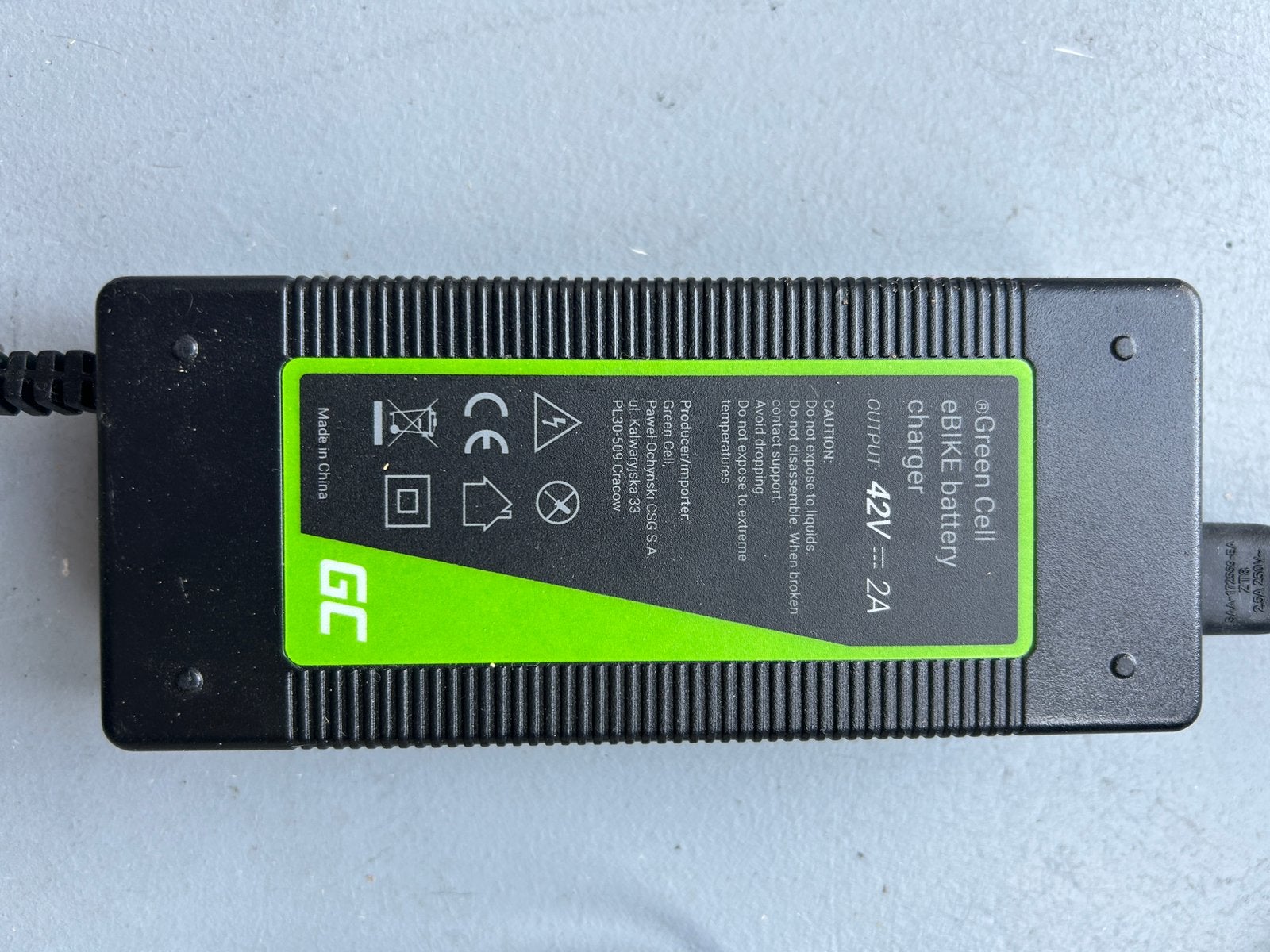 Ebike Batterij lader 42V 2A, Ophalen of Verzenden, Zo goed als nieuw